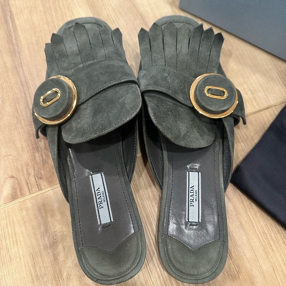 Prada Suede Loafers - Picture 5 of 14
